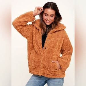 Billabong Cozy Days Faux Fur Jacket
